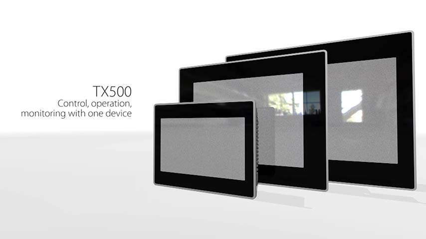 TX500 HMI s PLC a vizualizací v Codesys 3