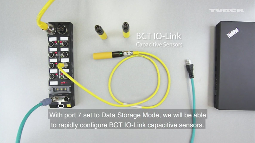 IO-Link: Jak vyměnit senzor s IO-Link režimem ukládání dat