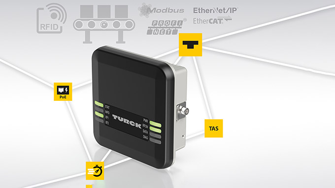 Kompaktní UHF RFID čtečka s EtherCAT